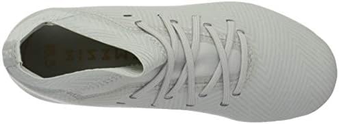 adidas unissex-kid's nemeziz 18.3 sapato de futebol terrestre firme, prata de cinzas/cinzas prateada/tonalidade
