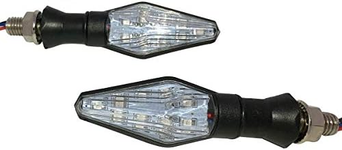 Motortogo Black sequencial lâmpada sinais de giro LUZES LED Turn Sinais de pisca -pisca compatíveis para 2003 Buell