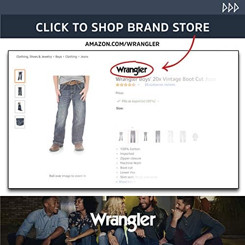 Wrangler Boys 'George Strait Cowboy Cut Fit Jean