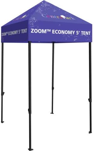 Tenda pop -up de economia de zoom 5 '