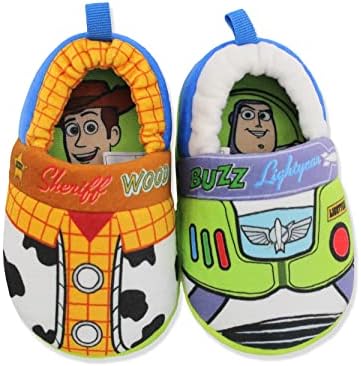 Disney Toy Story Woody Buzz Boys Criano A-Line Slippers