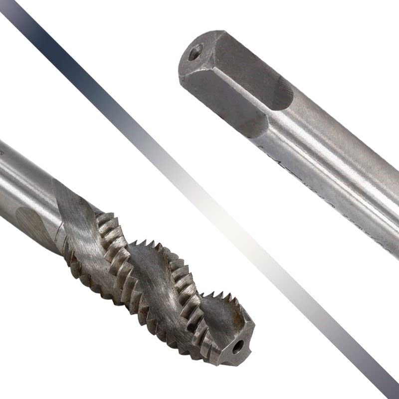 Torne métrica parafuso de flauta em espiral de aço Torneira M2-M18 Frea da máquina Torneira Ferramentas manuais