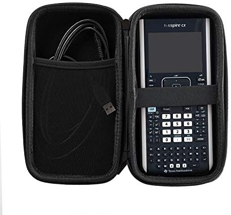Calculadora de gráficos púrpura Navitech Case/tampa dura com bolsa de armazenamento compatível com o Casio FX-9750GII-S-UH