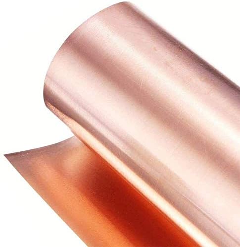 Folha de cobre Huilun Brass 99,9% Folha de folha de metal de cobre pura de cobre 0. 03x100x1000mm para