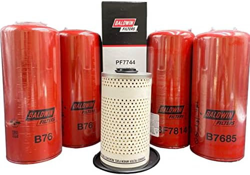 Kit de filtro de serviço P&F para o kit de mudança de óleo Volvo D13, 2 B76, BF7814, B7685, PF77444