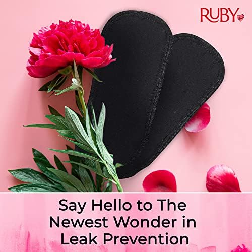 Ruby Love 12 Pacote de pacote de dupla face reutilizável almofadas menstruais para mulheres-almofadas