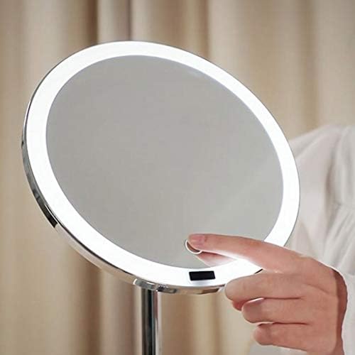 LLRYN LED VAIDADE espelho, espelho de vaidade compacta para aparar, maquiagem e barbear com sobrancelhas