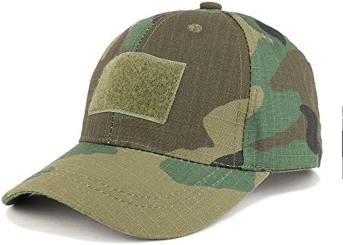 Trendy Apparel Shop Kid's Youth Size Tactical Cap With Hook and Loop Patch