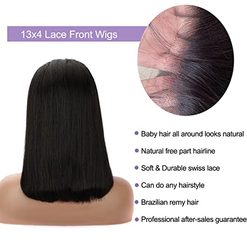 Dulove Bob Wig Human Human 13x4 HD Lace peruca 150 Densidade Bob curta perucas para mulheres negras perucas