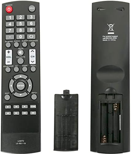 LC-RC1-16 LCRC116 Replace Remote Control fit for Sharp TV LC-50LB370U LC-32LB370U LC-32LB370 LC-32LB261U