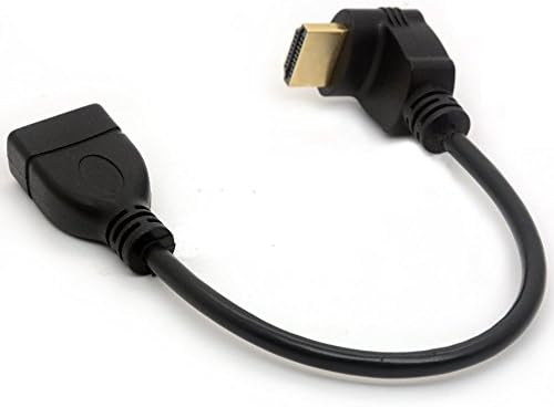 Cabo HDMI Angulado à direita HDMI Lidere masculino a adaptadores femininos com Ethernet suporta