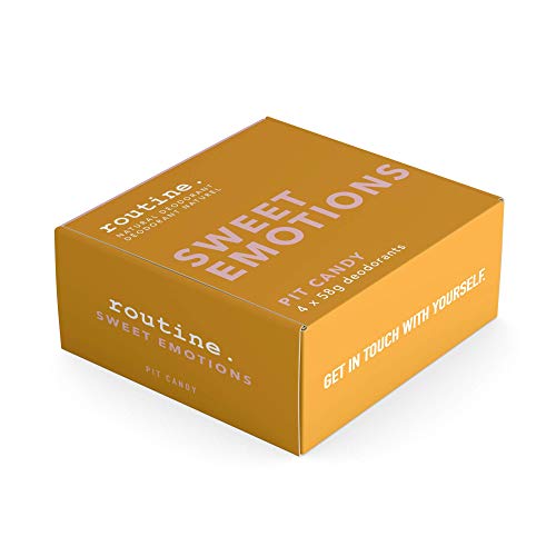 Kit de emoções doces de rotina | 4 potes de deodorantes naturais deo, 58g | Fazenda Citrus de Maggie, Blackberry