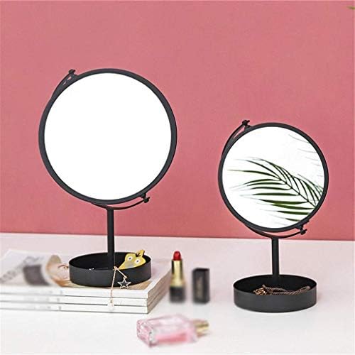 Espelhos lxdzxy, espelho de maquiagem de ferro forjado de vaidade, espelho de espelho de espelho