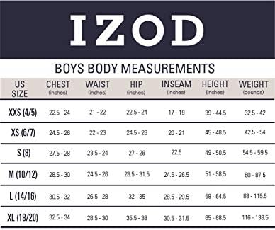Izod Boys Sensory Filme-Zip Capuz de moletom, tecido macio com bolsos e punhos com nervuras, sem tags