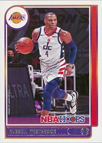 Russell Westbrook 2021-22 Panini Hoops 90 nm+ -MT+ NBA Basketball Lakers