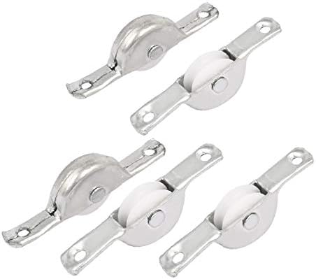 Polinas de rolos únicos de porta deslizante de x-dree rodas de rolos de rolo plástico 56 mm de comprimento