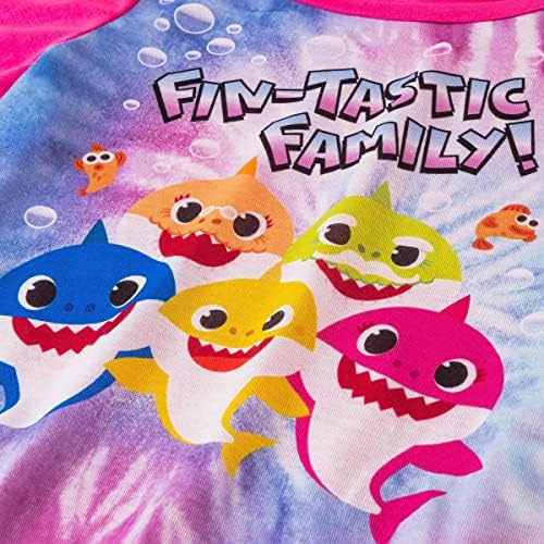 Baby Shark Girls Fin-Tastic Family 3pc Pijama Conjunto