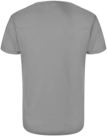 Camisetas masculinas de pescoço V 2023 Tops de verão Slim ajustado fitness de manga curta Tops de cor