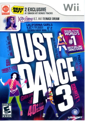 Just Dance 3 com faixas de bônus de Katy Perry para Wii
