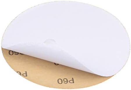 Uxcell 6 polegadas Lixing Discs Auto -bastão 60 adesivo de aranha de traseiro PSA PSA Pontos de lixadeira