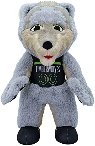 Bleacher Creaturas Minnesota Timberwolves Crunch 10 NBA Mascot Plush Figura - um mascote para