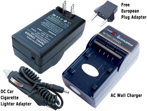 Kit de carregador de bateria de carro de parede AC ITEKIRO para Fujifilm Finepix F810 ZOOM + ITEKIRO 10 em 1