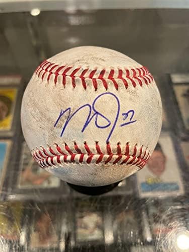 Mike Trout Los Angeles Angels Game usado Baseball Assinado JSA Full 2 - Bolalls autografados