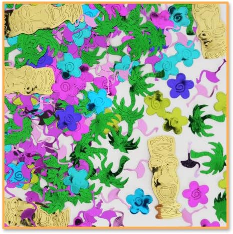 BEISTLE ISLAND Party Thatout Cutout Plastic Confetti, 1 pacote, multicolorido