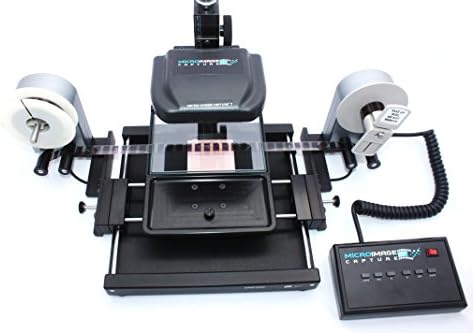 Micro-Image Capture 9M Motorized Microfilm Reader Scanner com lente 7-54x, filmes de rolagem motorizados
