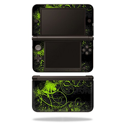 MightySkins Skin for Nintendo 3DS XL Original - Distorção verde | Tampa protetora, durável e exclusiva