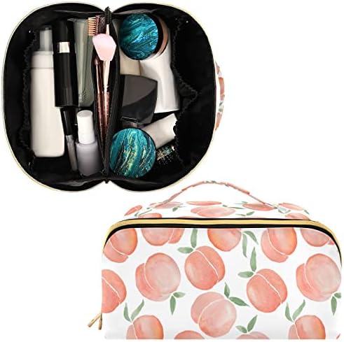 Saco de cosméticos para mulheres de viagem com manuseio portátil com manuseio portátil bolsas de higiene higiênicas