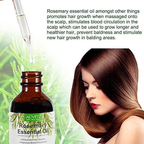 Óleo de alecrim para crescimento de cabelo e cuidados com a pele - de óleo essencial de alecrim para