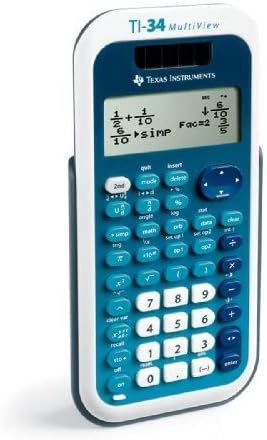 Texas Instruments Multiview Ti -34 Scientific Calculator - 4 linha - 16 caracteres - LCD - solar, alimentado
