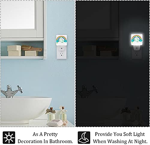 Unicorn Fat Led Night Light, Kids Nightlights for Bedroom Plug in Wall Night Lamp Brilho ajustável