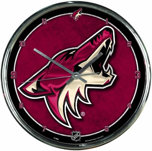 WinCraft NHL Chrome Clock