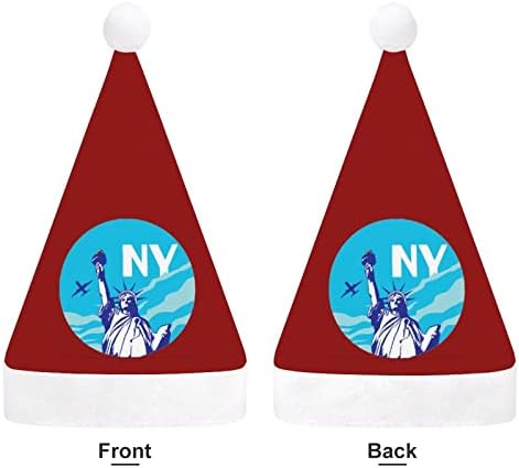 New York City Christmas Hat Hat Papai Noel para adultos unissex Comfort Classic Xmas Cap para férias