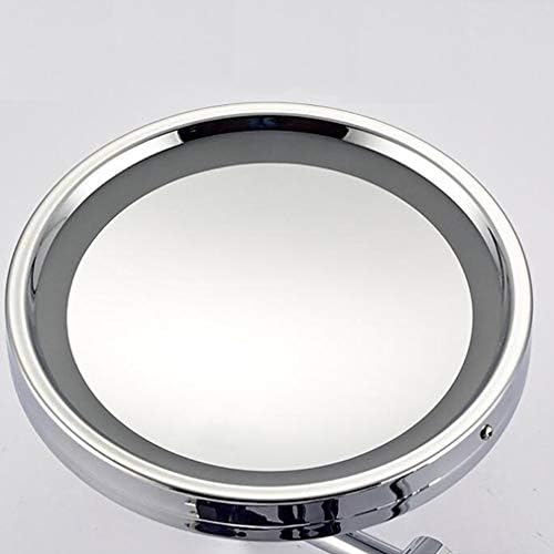 Zaahh LED Makeup Vanity Mirror, 3x ampliação de beleza espelho montado na parede espelho de banheiro extensível
