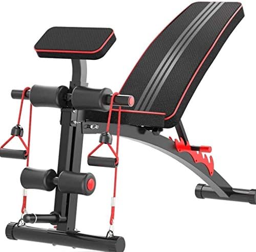 HJMCBZ Banco de peso ajustável Home Equipamento de fitness Gym Gym multifuncional Cadeira de