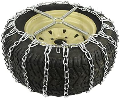 A ROP SHOP | 2 Corrente de pneus de ligação para simplificar 16x7.5x8 Frente e 25x10x8 Trator de pneu