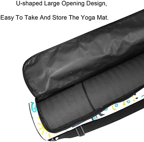 Navio Sun Heart Yoga Mat Carrier Bag com alça de ombro ioga bolsa de ginástica bolsa de praia