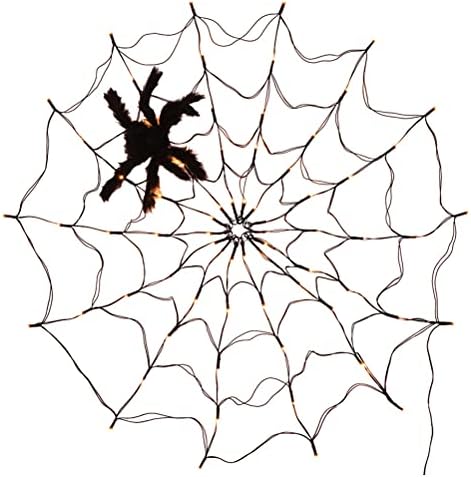 1set spider web design de web string string criativa de halloween estilo decoração leve decoração para festa de