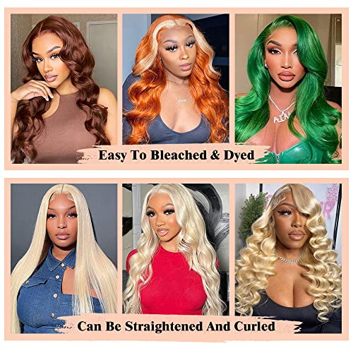 Perucas para mulheres negras cabelos humanos 13x4 HD Lace Front Wigs pré -arrancados perucas