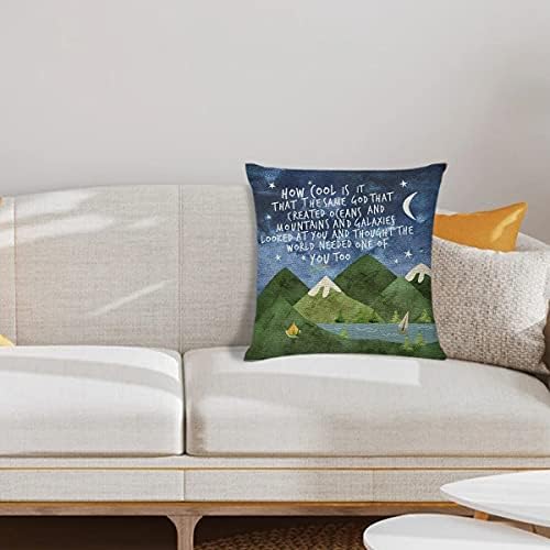 Littlefa Presentes inspiradores Montanhas fofas jogam travesseiro de travesseiro Montanhas Cushion