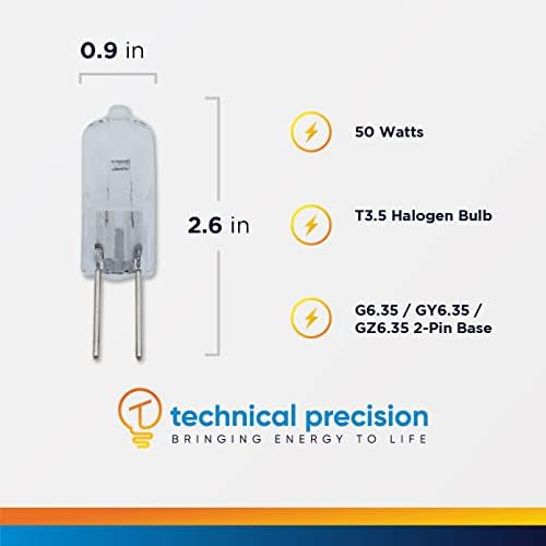 Precisão técnica 50W Substituição de lâmpada de halogênio em miniatura para Sylvania HLX 64610 12V