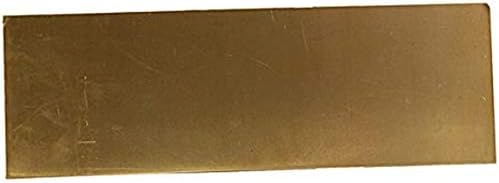 Lucknight Folha de bronze metais de percisão matérias -primas, 0,8x100x150mm, tamanho: 1,2x300x300mm