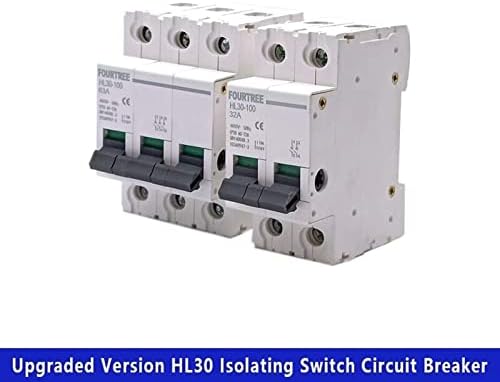 Gande 1PCS Switch principal HL30 Isolador do disjuntor Função da família Isolador de desconexão 3p 32a 63a
