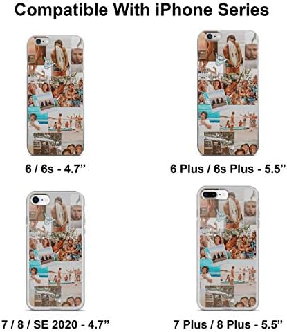Caso de telefone Partorson Best Summer Outer Banks Aesthetic Collage Compatível com iPhone 12/12Pro