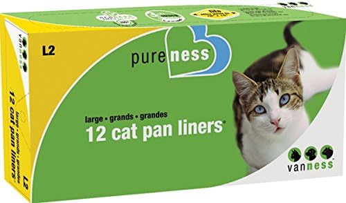 Van Ness Grandes Cat Pan Liners, 12 contagem
