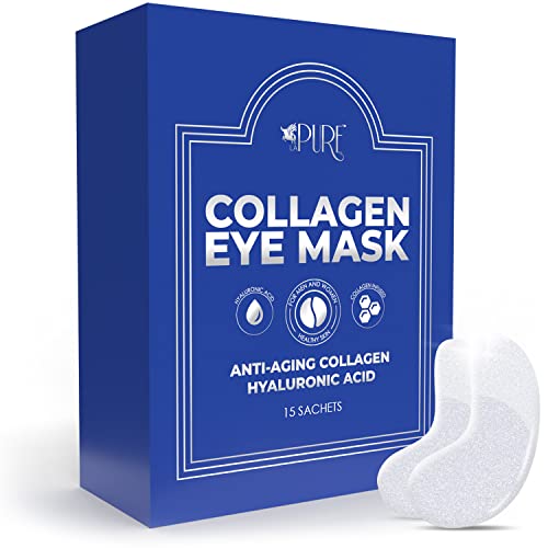 La Pure Luxury Collagen Eye Máscara - sob os olhos com ácido hialurônico, círculos escuros sob tratamento