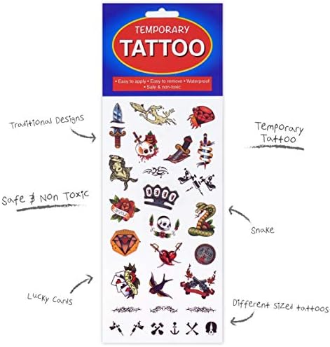 Tatuagem temporária TT1530 por adesivos divertidos